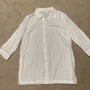 J. Jill button down top